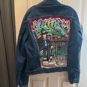 Levi’s vintage jeans jacket with painted back